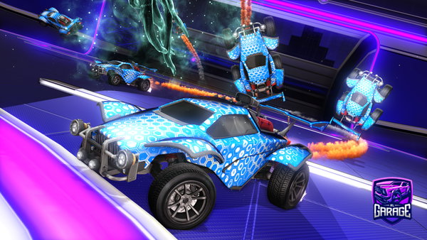 A Rocket League car design from M1key27