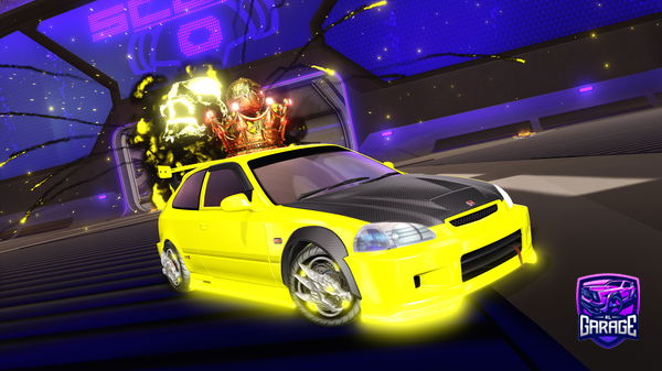 A Rocket League car design from DRIFTUSTASI