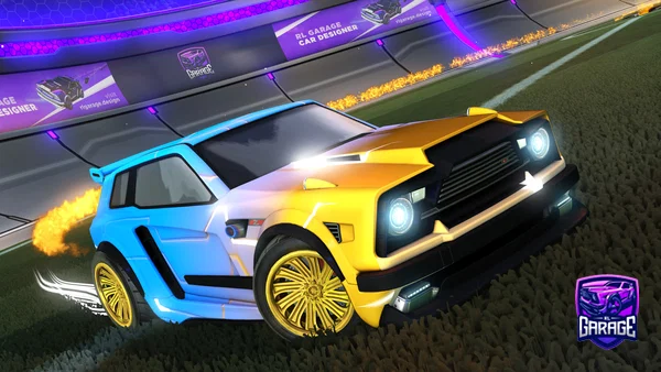 A Rocket League car design from zenis