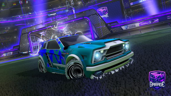 A Rocket League car design from Kittenstix