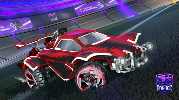A Rocket League car design from Blick3