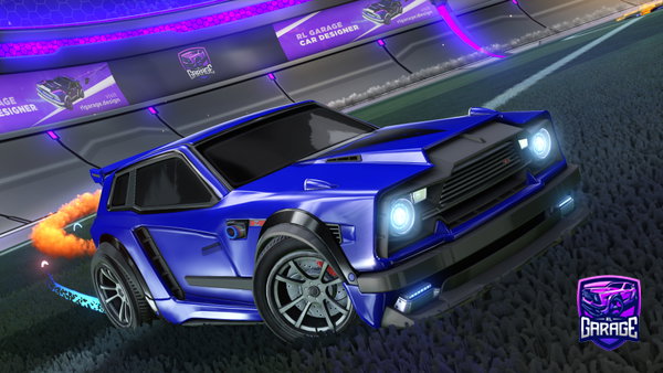 A Rocket League car design from SAMI-_-alhelo