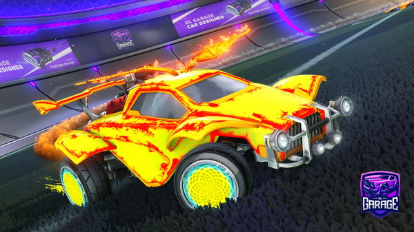 A Rocket League car design from jesp3