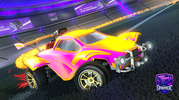 A Rocket League car design from Bussinwithrizz