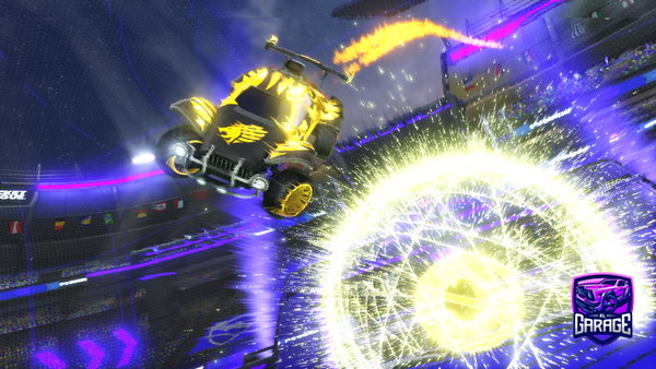 A Rocket League car design from dakotabegoated