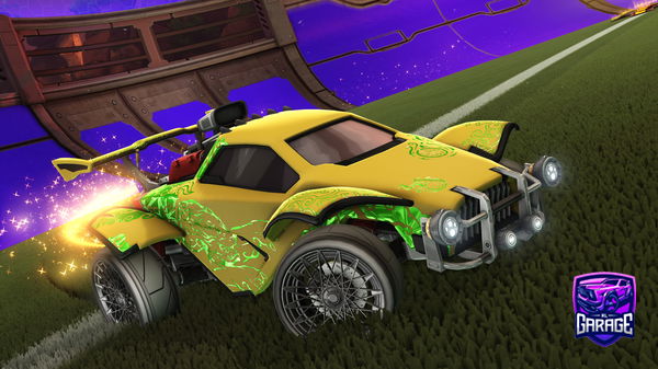 A Rocket League car design from fnktss