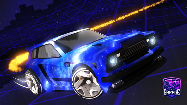 A Rocket League car design from Cat_232477