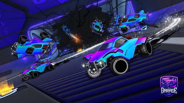 A Rocket League car design from Panda-_-coolYT