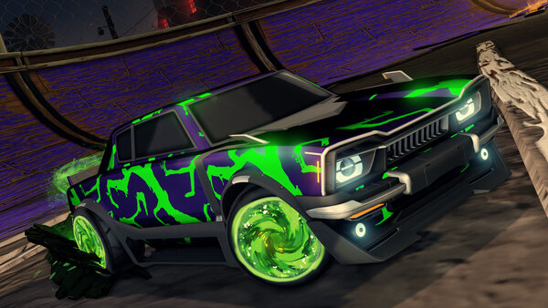 A Rocket League car design from CurtyRagsdude
