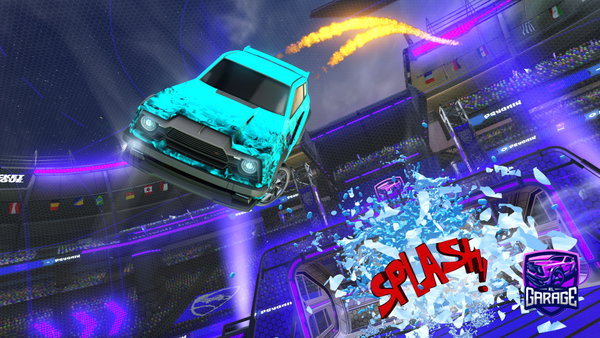A Rocket League car design from CXLD_lewagamez