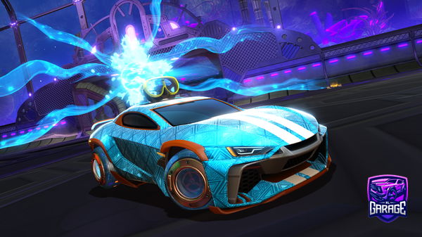 A Rocket League car design from SmartCatOffical