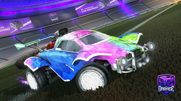 A Rocket League car design from CrazyWiz_26
