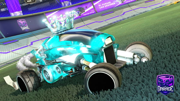A Rocket League car design from Toexe999