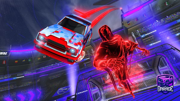 A Rocket League car design from DRAGO_XZE