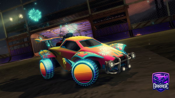 A Rocket League car design from vTrxn1410