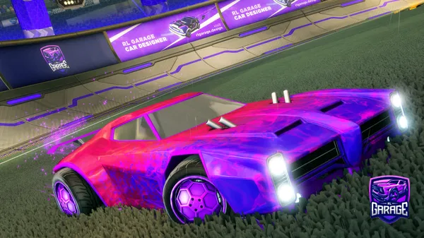 A Rocket League car design from Road-to-blk-dieci