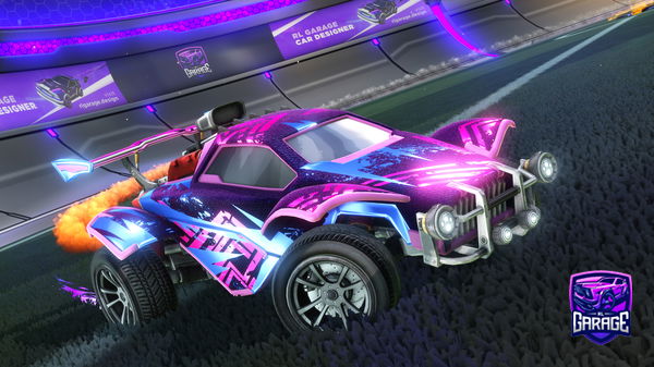 A Rocket League car design from sebyboy34