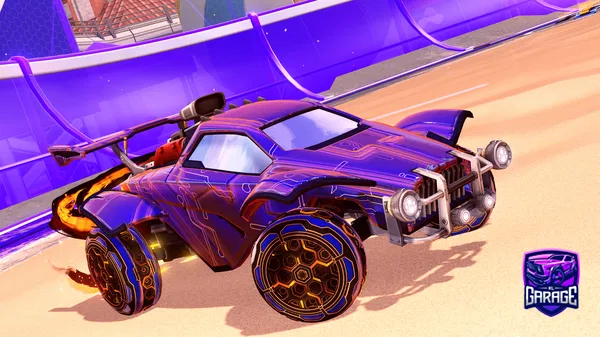 A Rocket League car design from -Goose-