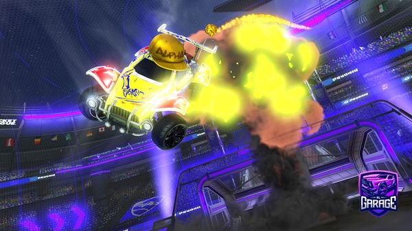 A Rocket League car design from Poppydog8625