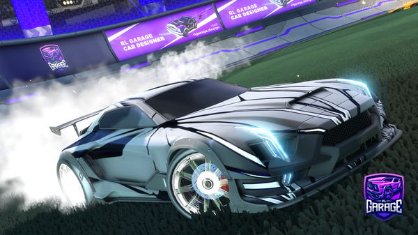 A Rocket League car design from Cat_232477