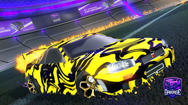 A Rocket League car design from Animo_rl