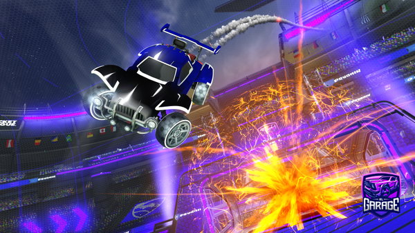 A Rocket League car design from momosuchti142
