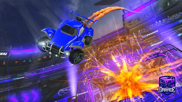 A Rocket League car design from Kotoamatsukuyomi