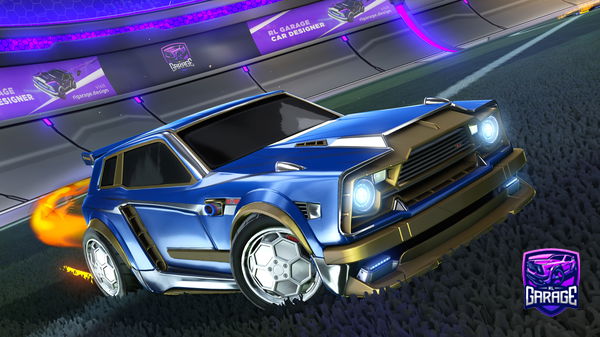 A Rocket League car design from Tensory