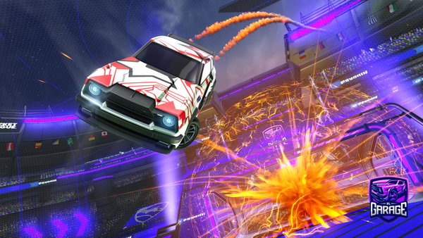 A Rocket League car design from SQUIRR3LL