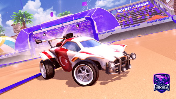 A Rocket League car design from Blanc0s