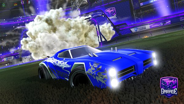 A Rocket League car design from Blackoutjj