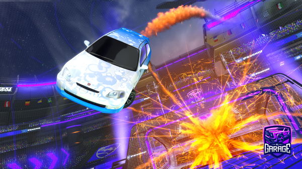 A Rocket League car design from BotParyk