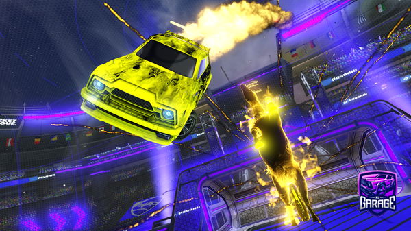 A Rocket League car design from doublehdiscord