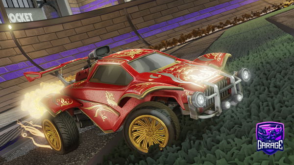 A Rocket League car design from ShadowFox001