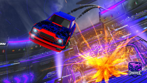 A Rocket League car design from PixelSkies