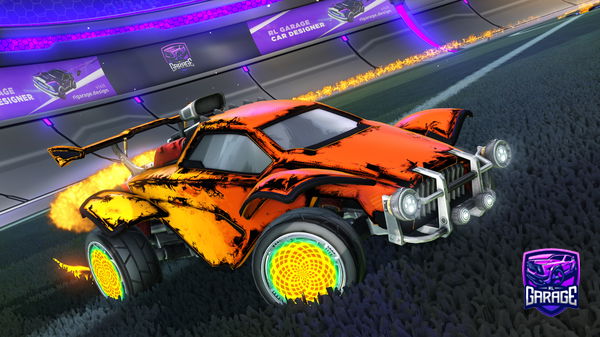 A Rocket League car design from JohnyBoi_13