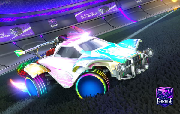 A Rocket League car design from happyhippy11