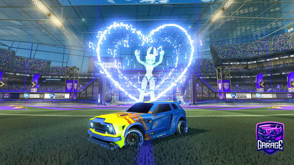 A Rocket League car design from RLGarage