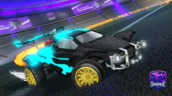 A Rocket League car design from Outburst