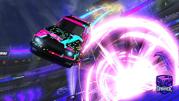 A Rocket League car design from Mistakd_