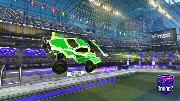 A Rocket League car design from Fixi7