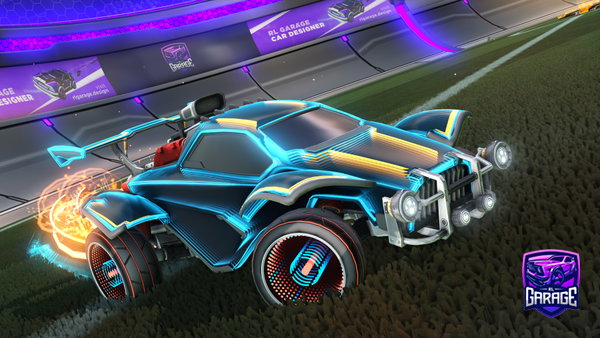 A Rocket League car design from LegendaryOatmilk