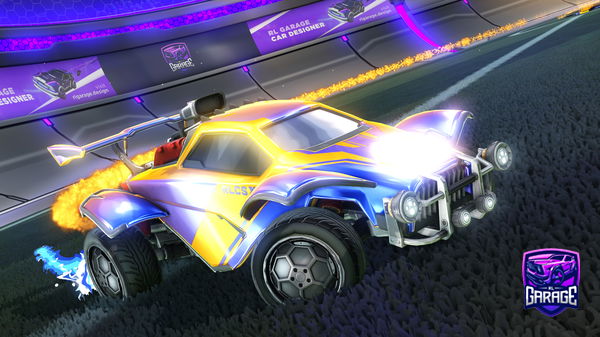 A Rocket League car design from Zizouu05