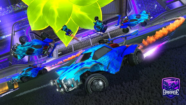 A Rocket League car design from Tecnikaz