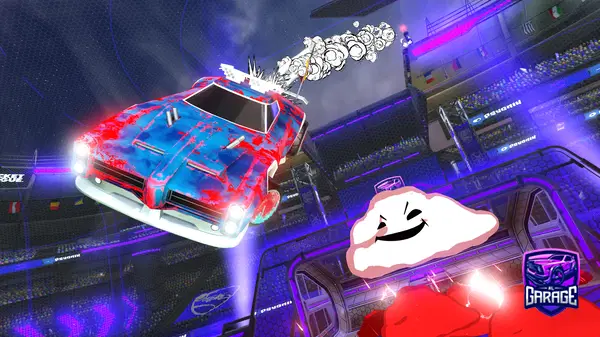 A Rocket League car design from train76_