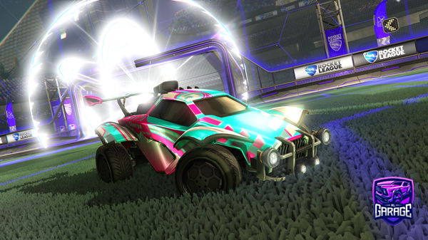 A Rocket League car design from Evidently