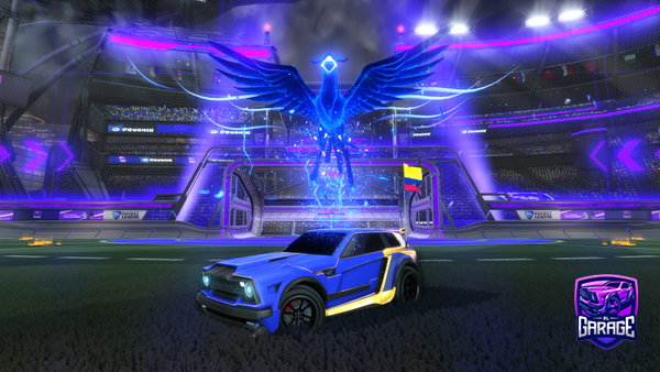 A Rocket League car design from Kipito21