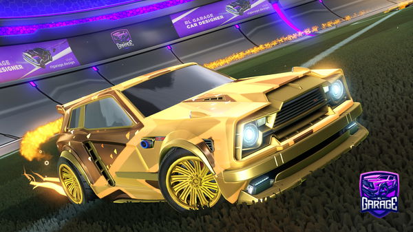 A Rocket League car design from pannd