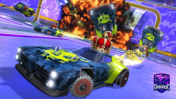 A Rocket League car design from XD_Capitan_Legnata