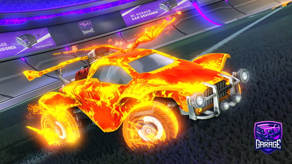A Rocket League car design from FLR198